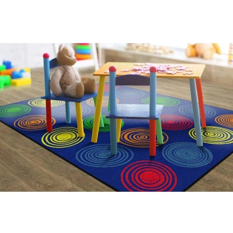 Circles Primary Seating Area Rug