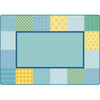 KIDSoft Pattern Blocks Soft Rug