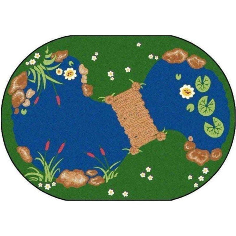 The Pond Oval Classroom Carpet